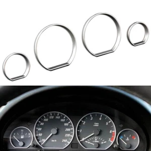 Fit for BMW E46 4pcs Car Front Dashboard Frame Decoration Trim Circle Styling - Picture 1 of 4
