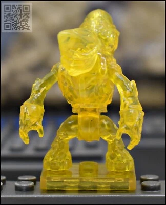 MINIFIGURA HALO MEGA BLOKS CAMUFLAJE ACTIVO AMARILLO TRANSLÚCIDO PACTO TORMENTA GRUNT Foto 1 de 4