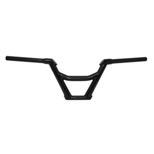 7" RISE BMX PRO+ BICYCLE 169 FREESTYLE STEEL HANDLEBAR 22.2MM BLACK - Picture 1 of 2