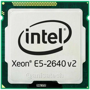 Intel Xeon E5-2640V2 eight-Core CPU 2.00 GHz, 20MB SmartCache, Socket 2011 SR19Z - Picture 1 of 2