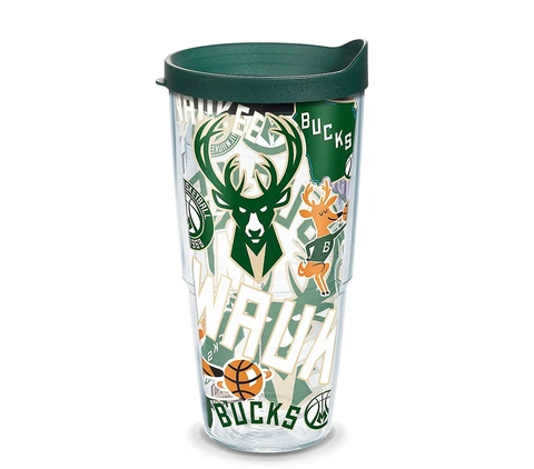 Milwaukee Bucks Tervis Travel Mug Tumbler 24 ounce Cover