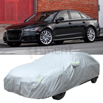 For AUDI A6 A8 Quattro Car Cover Waterproof All Weather Sun UV Rain Protection - Image 1 of 4