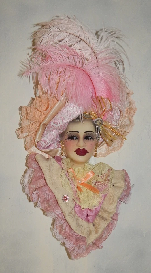 NEW IN BOX - Unique Creations Women of color Lady Face Mask Wall Hanging Decor  - Image 1 of 1