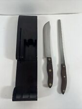 Cutco Knives Lot Of (2) With Holder No. 22 & Other Improperly Sharpened