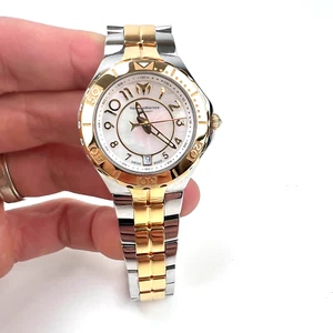 TechnoMarine 714001 Damenuhr gold & silberfarben mit Sea Pearl Zifferblatt Edelstahl - Bild 1 von 9