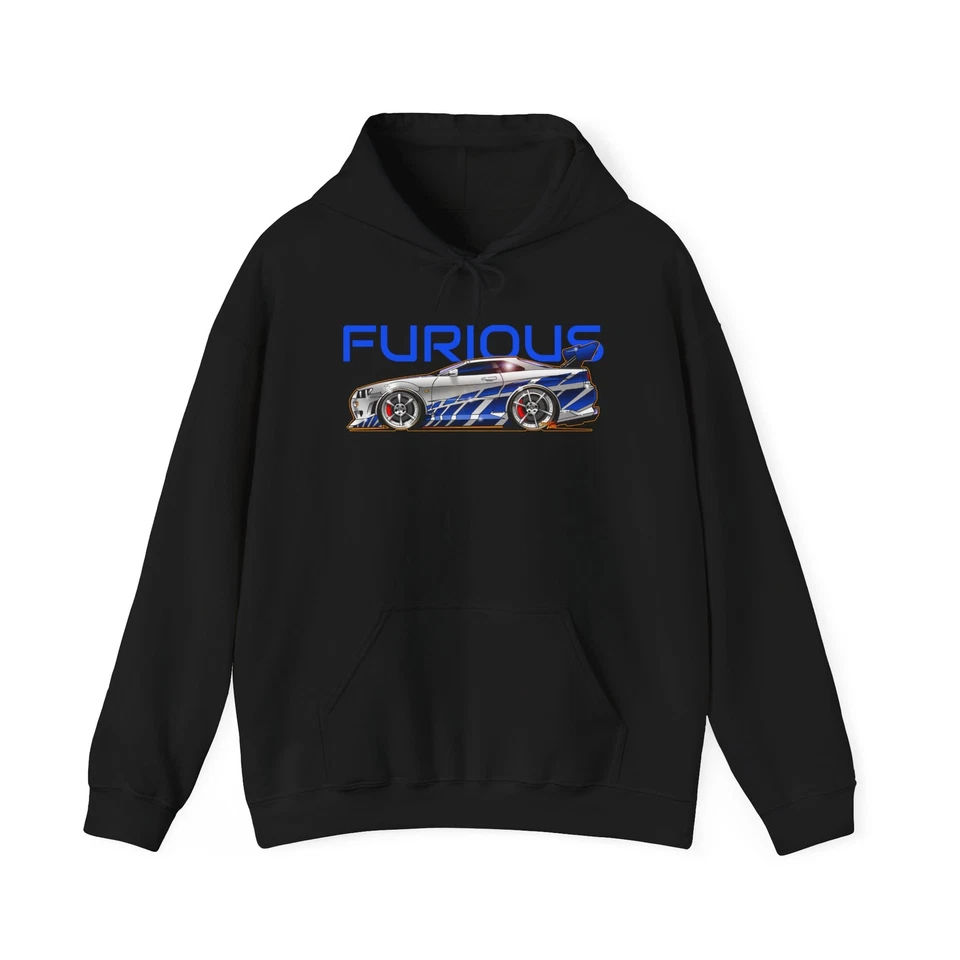 Sudadera con Capucha Fast and Furious Nissan Skyline GTR Concept Art Varios Colores Foto 1 de 1