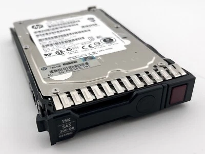 HPE 300GB 6G SAS 15K rpm SFF (2.5-inch) SC Enterprise 652611-B21 Hard Drive - Image 1 of 3