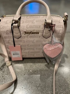 NUOVO!!! BORSA A TRACOLLA JUICY COUTURE GOTHICS DOTS CAFE - Foto 1 di 7