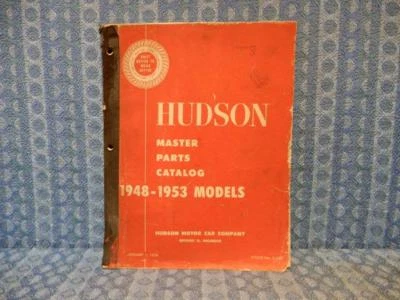 1948-1953 Hudson Original Master Parts Catalog 49 50 51 52 Commodore Super Wasp - Image 1 of 4