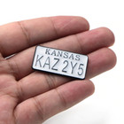 Supernatural TV Series KANSAS KAZ2Y5 License Plate 1.5" Metal/Enamel Pin