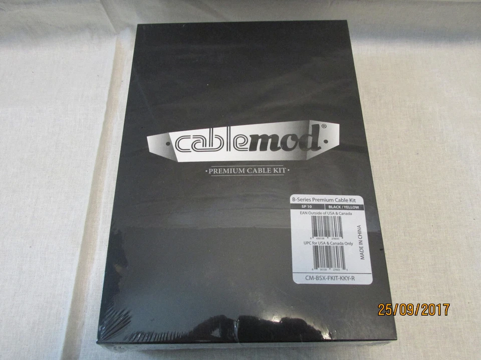 CableMod B-Series SP ModFlex™ Cable Kit - BLACK / YELLOW CM-BSX-FKIT-KKY-R - Bild 1 von 4