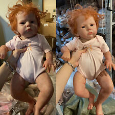3D Paint 22" Reborn Dolls Handmade Baby Art Realistic Newborn Doll Lifelike Gift
