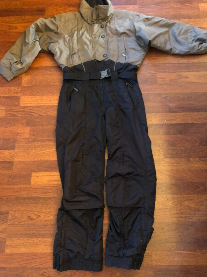 COLUMBIA Sportswear Co. Damas 1 Pieza Traje de Nieve/Esquí/Snowboard Negro/Verde L Foto 1 de 4