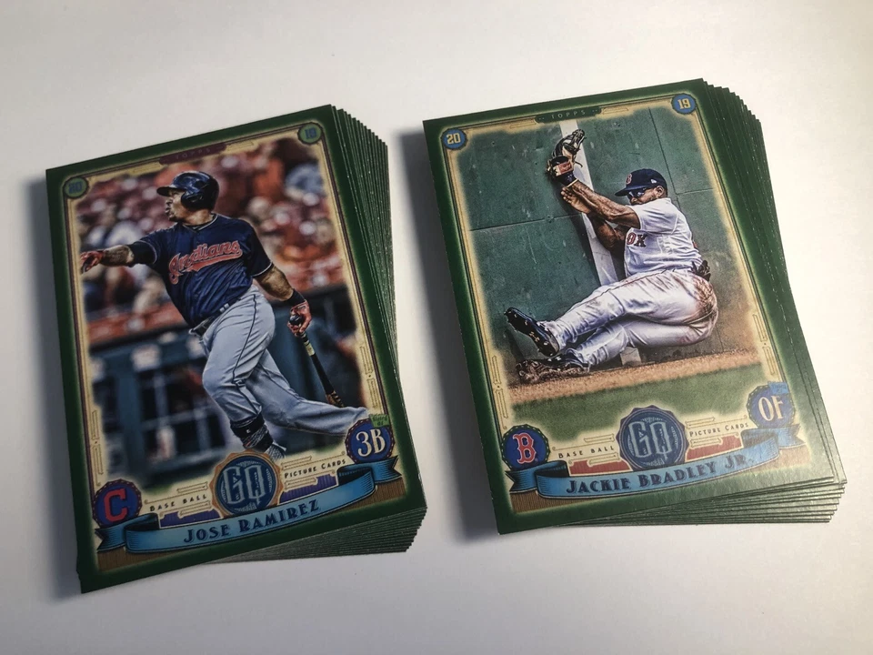 2019 Topps Gypsy Queen Green Parallel Rick Porcello Red Sox 128 - Image 1 of 1