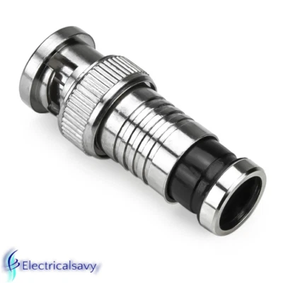 Connettore BNC Maschio A Compressione Per Cavo RG59 2Pz - Immagine 1 di 2