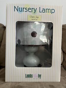 Lambs & Ivy Classic Sage Nursery Lamp with Shade