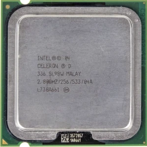 ✅ Processor Intel ✅ Intel Celeron D 336 Socket LGA775 2.8GHZ SL98W 64-bit - Picture 1 of 2