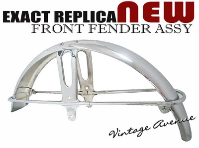 [FY5] BRAND NEW YAMAHA YDS3 YDS5 YM1 YM2 CHROME PLATED FRONT FENDER MUDGUARD - Изображение 1 из 4