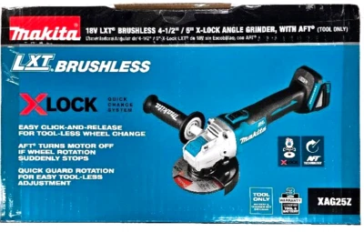 NEW IN BOX Makita XAG25Z 18V Cordless Brushless X-Lock 4.5 - 5" Grinder 18 Volt - Image 1 of 3
