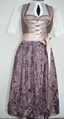Marjo Dirndl 65 cm GL- 7 Mette Gr. 36 -54 Trachtenkleid Oktoberfest Marjo Glowi