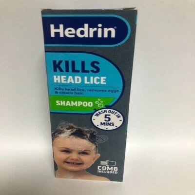 HEDRIN KILLS HEAD LICE SHAMPOO 100ML COMB INCLUDED - Image 1 of 2