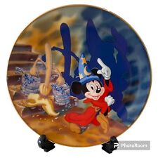 Vintage Disneyland Fantasia Plate Celebrating 50 Years 1940-1990 Walt Disney