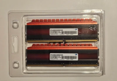 Patriot Viper 8GB RAM (2x4GB) DDR4-3000 Desktop SDRAM PV48G300C6K - Image 1 of 2