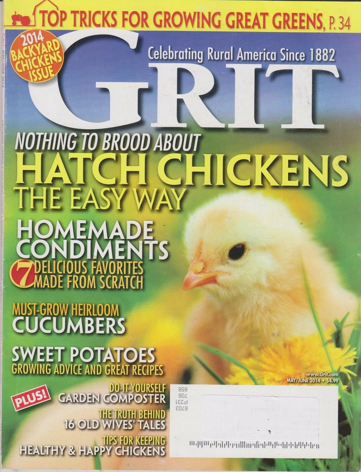 Grit May June 2014 Hatch Chickens the Easy Way (Magazine: Home & Garden, Homeste Foto 1 de 1