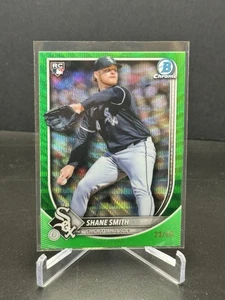 SHANE SMITH 2025 BOWMAN CHROME ROOKIE GREEN WAVE REFRACTOR RC /99 #52 White Sox - Picture 1 of 2