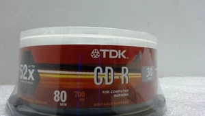 TDK (CD-R Disks) 30-Pack - Picture 1 of 2