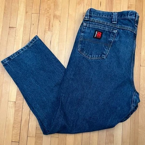 Wrangler Riggs Workwear Men's Jeans - Medium Wash Straight Leg - 42 x 32 - Picture 1 of 14