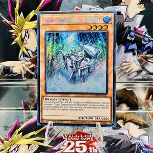 Yugioh Strom, Drachenherrscher der Tropfen BLMM-DE122 Secret Rare 1. Auflage Near Mint - Bild 1 von 1