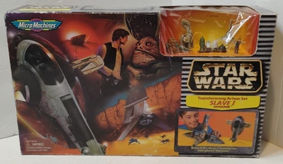 1997 Star Wars Micro Machines Slave One: Tatooine Transforming Action Set - NIB - Image 1 of 4