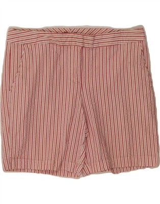 IZOD женщин Chino шорты США 8 средний W32 красный в полоску хлопок CR15 - Изображение 1 из 4
