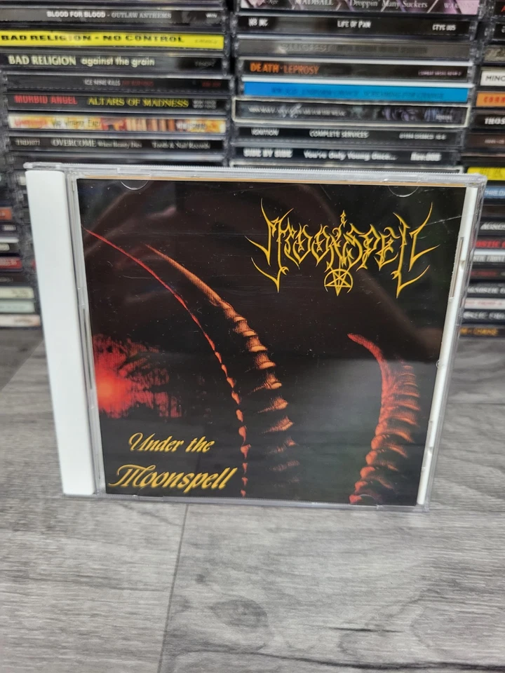 Adipocere Records Moonspell Under the Moonspell CD 1994 AR 021 EP 1st Release - Image 1 of 4