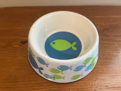 Nuevo tazón de comida para gatos Whisker City Fish de 6" - tazón de comida o agua para perros pequeños Foto 1 de 4