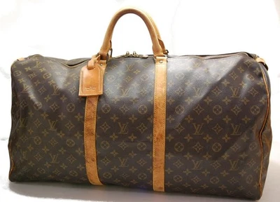 Auth LOUIS VUITTON  MONOGRAM  KEEPALL 60 DUFFLE BAG MI8912 1103a - Image 1 of 4