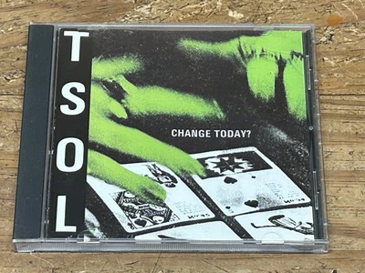 T.S.O.L. - Change Today? CD. Rare & OOP 1989 on Restless/Enigma Records. - Image 1 of 3