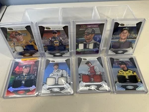 Lotto 8 carte Swatches Dual 2016 certificate JJ ELLIOTT BLANEY MENARD ROWDY HAMLIN... - Foto 1 di 13