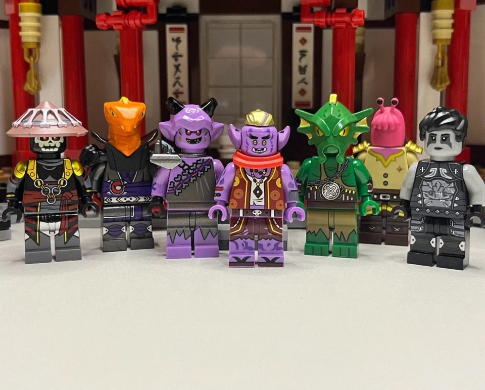 Lego Ninjago - Custom Elemental Masters Set Of 7 - PRE ORDER - Ships In 4 weeks  - Image 1 of 1