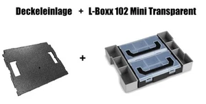 L-Boxx Mini Mit Deckel Transparent und Deckeleinlage für die L-BOXX 102 - Bild 1 von 9
