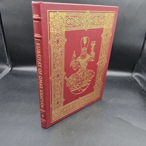 EASTON PRESS Rubaiyat of Omar Khayam 100 Greatest Book Leatherbound Illustrated - Imagen 1 de 9