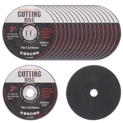 Pack of 18 Cutting Discs Cutting Disc 76 mm Wood and Metal 76 mm Fan Disc S8T6 - Image 1 of 4