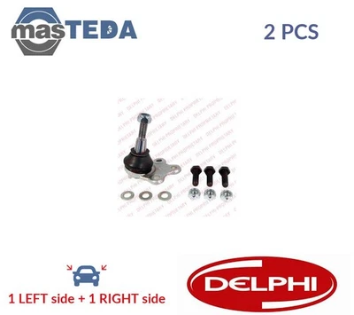 TC2416 SUSPENSION BALL JOINT PAIR FRONT LOWER DELPHI 2PCS NEW OE REPLACEMENT - Image 1 of 4