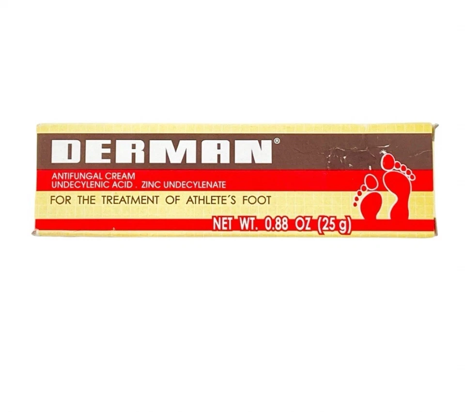 Crema antimicótica Derman pie de atleta piel hongos tratamiento 0,88 oz Foto 1 de 1