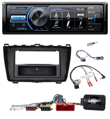JVC Bluetooth Lenkrad USB DAB Autoradio für Mazda 6 2010-2012 klavierlack - Bild 1 von 4