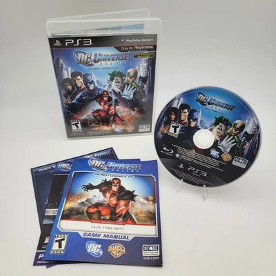 DC Universe Online (Sony PlayStation 3 PS3, 2011) Completo En Caja Con Insertos CIB Foto 1 de 4