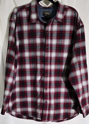 Schmidt Workwear Mens 2X Plaid Long Sleeve Cotton Button Up Casual Work Shirt - Image 1 of 4
