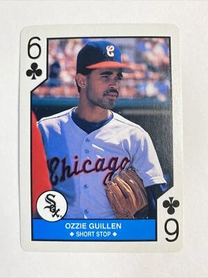 Ozzie Guillen 1990 U.S. Playing Card Co. #6? Card Chicago White Sox - Image 1 of 2