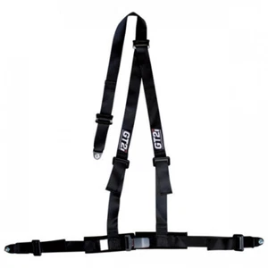 GT2I Safety Harness 3-Points CEE 2" Black EEC Approved - Afbeelding 1 van 3
